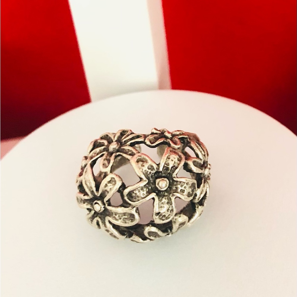 Floral Ring Adjustable Ring